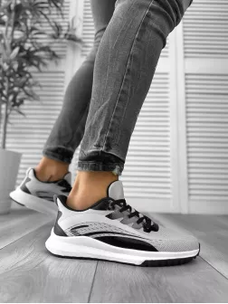 Adidasi barbati casual gri 734 T4-1